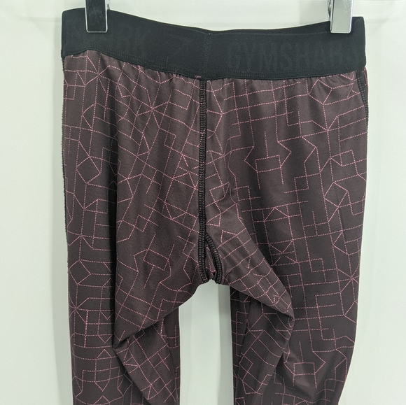 Gymshark Purple Pink Ambition Spellout Leggings - Picture 7 of 9